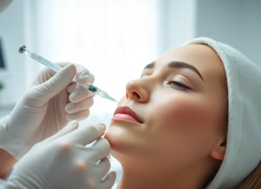 Experience the benefits of botox zuerich behandlung with a skilled professional administering treatment in a serene environment.