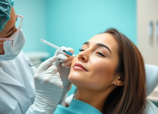 Experience a professional Botox Behandlung with a skilled practitioner ensuring patient comfort and safety.