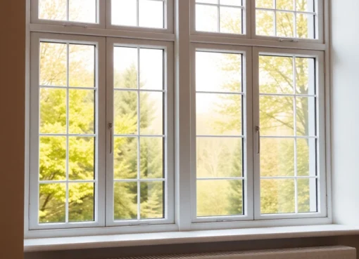 A stylish home featuring newly installed sash windows, showcasing their traditional charm and modern energy efficiency.