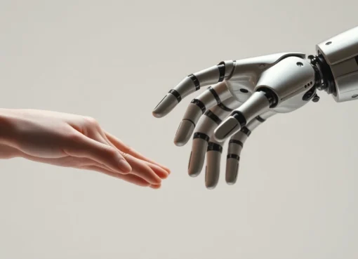 Engage in a human or not challenge by distinguishing between human hands and robot hands through perceptive clues, testing your discernment skills.