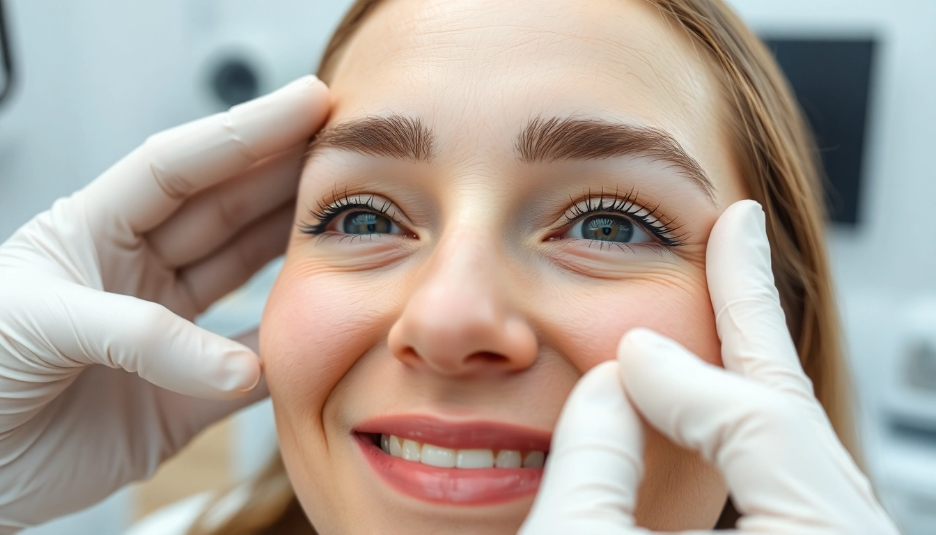 Oberlidstraffung Zürich: Patient with revitalized eyelids after cosmetic procedure, symbolizing natural beauty and confidence.