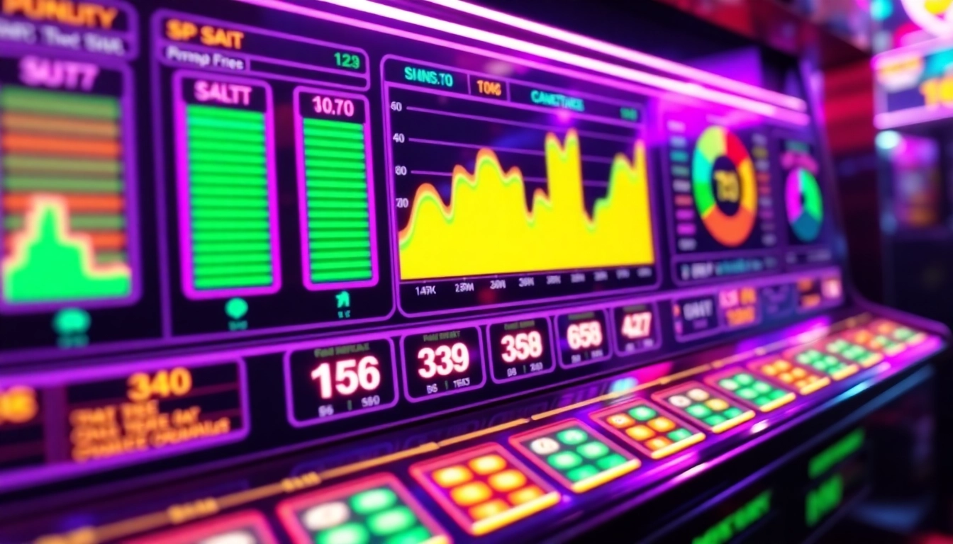 Dynamic ์ฒ์์ถ์ฅ live dashboard with neon effects
