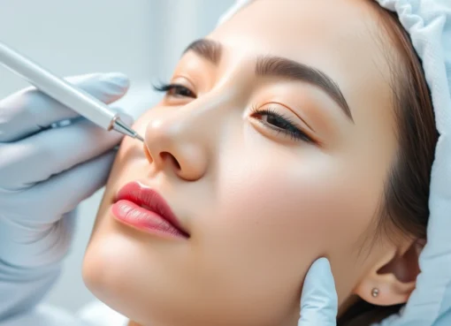 Fadenlifting Zürich: Professional facial skin lifting with absorbable threads for natural rejuvenation.