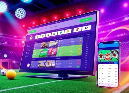 Fairplay24 online betting platform logo with vibrant sports imagery and user dashboard view for