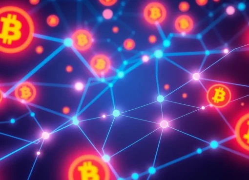 Cryptocurrency market analysis with digital charts and trading screens highlighting crypto