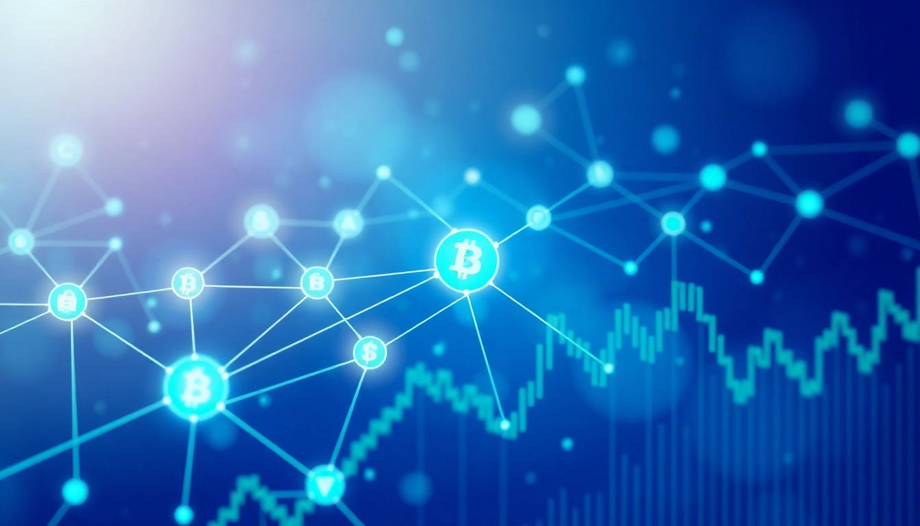 Comprehensive cryptocurrency news coverage featuring blockchain graphics and market analytics for crypto enthusiasts.