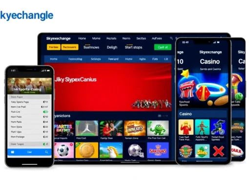 Skyexchange online betting platform showing live sports and casino games for seamless user experience