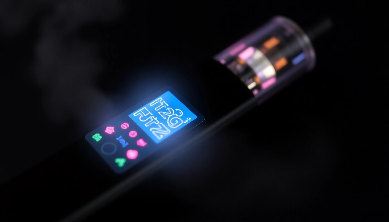 Hitz 2g reviews showcase sleek, modern disposable vape with vibrant display and premium design
