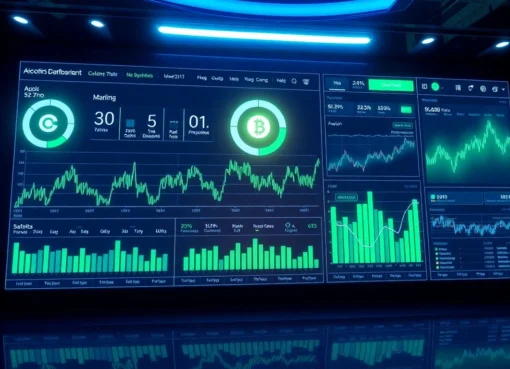 Aicoin market analysis dashboard illustrating live data and advanced trading charts for investors
