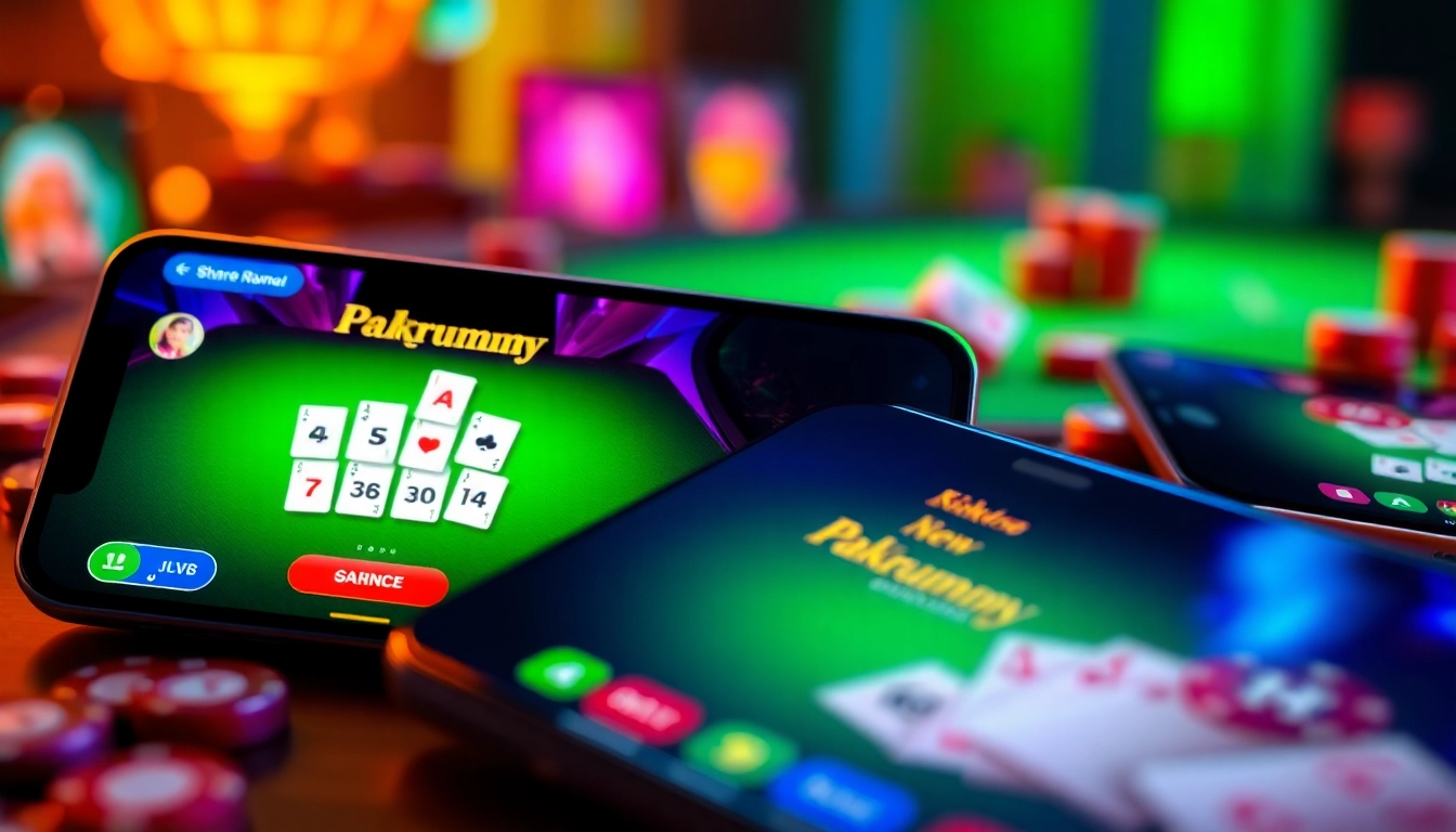 Pakrummy gameplay screenshot featuring card games and cash rewards on a smartphone display,