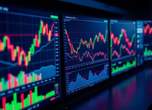 Trading view platform showcasing real-time market charts and analysis tools for traders and